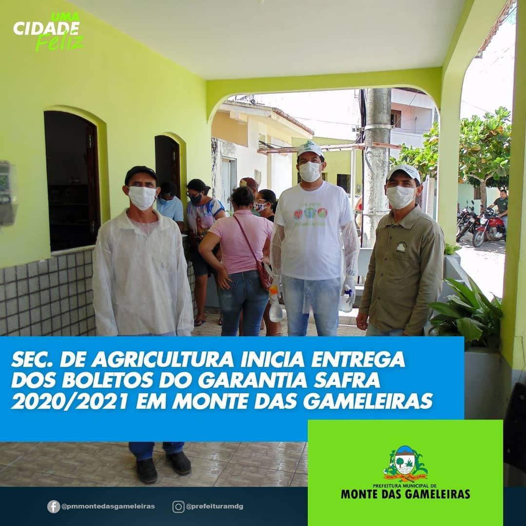 Prefeitura Municipal De Monte Das Gameleiras Garantia Safra 20202021 Prefeitura Inicia 5398