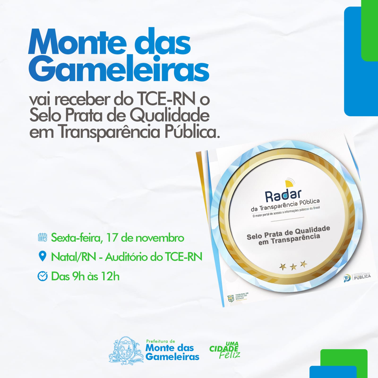 Prefeitura Municipal de Monte das Gameleiras – Prefeitura convoca