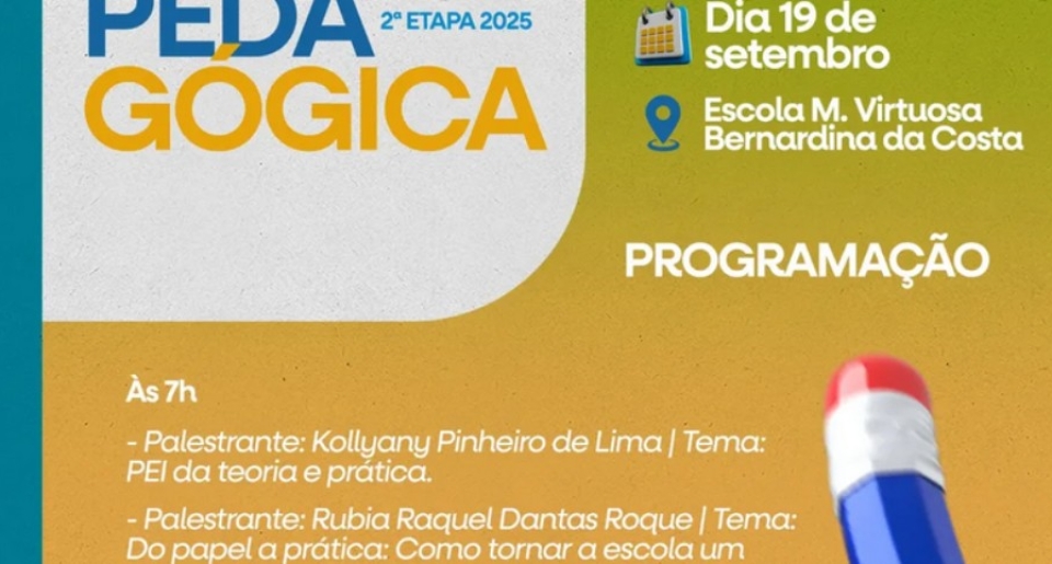 2ª Etapa da Jornada Pedagógica 2025